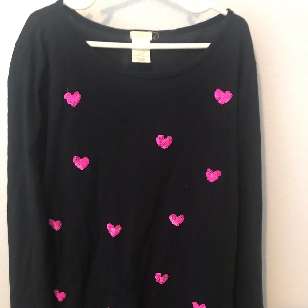 Crew cuts Girls long sleeve sequin T-shirt